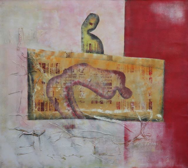 ato_annan_denial__2008_mix_media_on_canvas_91_x_100_cm_ghana