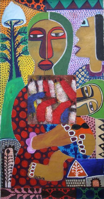 cartoon_joseph__joseph_njuguna_kamau__mother_and_child__2009_kenya