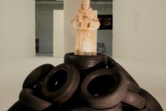 giuseppediguida_sononatointerradicamorra2008cm400x150x50installazione