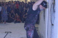 performanceactionartcasoriamuseummay2005_christianleperinoitaly