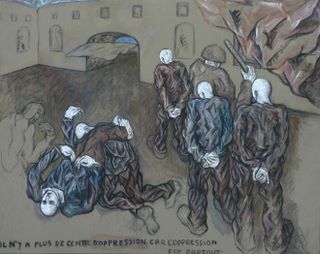 m__kronstadiano_fiore_italia_oppression__2009_mix_media_su_tela